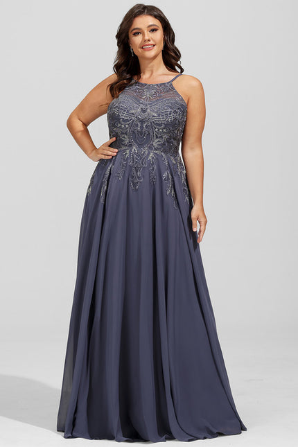 Robe Chic Aérienne Grise - gallery 8