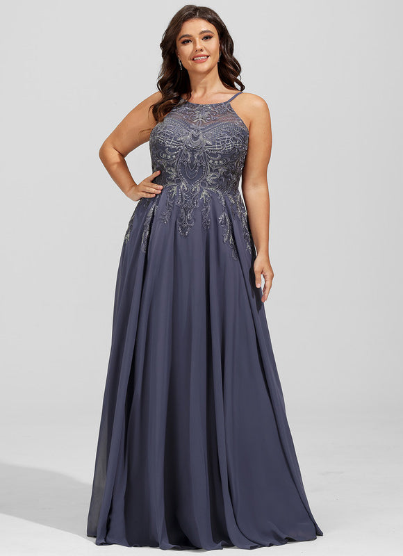 Robe Chic Aérienne Grise - gallery 8