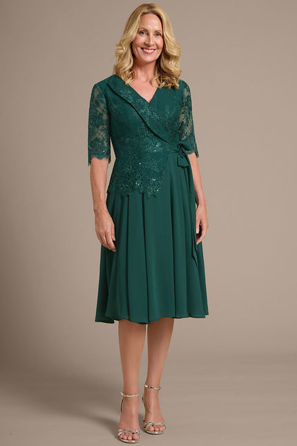 Robe Chic Viscose Émeraude