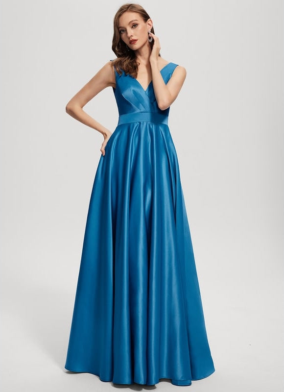 Robe Chic Bleu Electrique - gallery 2