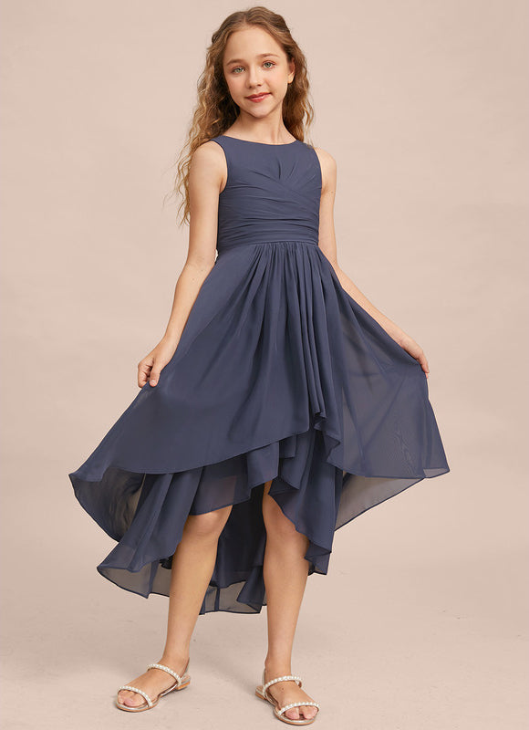 Robe Chic Bleu Nuit Élégant - gallery 6