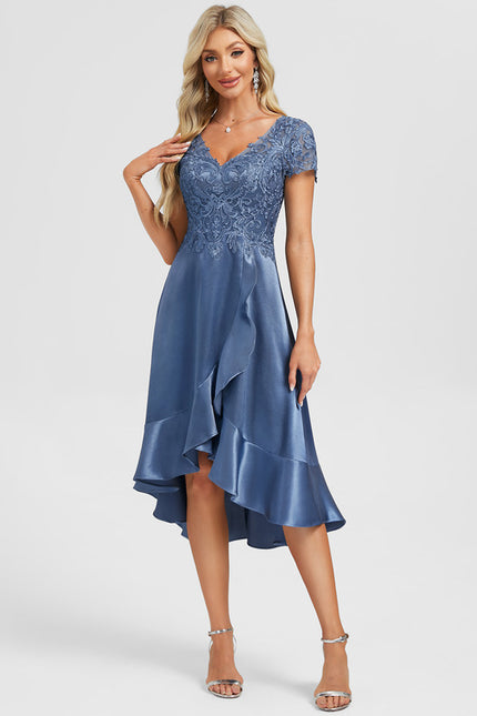 Robe Chic Cocktail Marine Élégante - gallery 2
