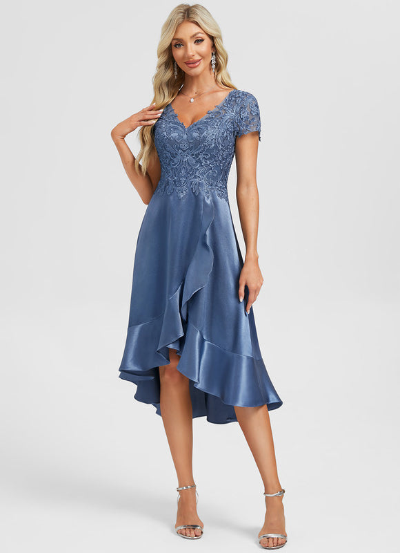 Robe Chic Cocktail Marine Élégante - gallery 2