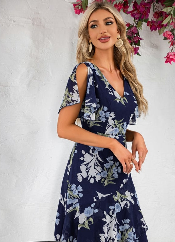 Robe Chic Florale Vaporeuse - gallery 2