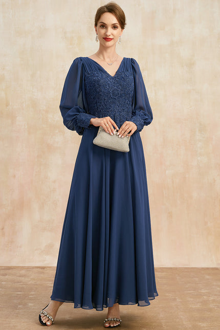 Robe Chic Élégance Marine Envolée - gallery 3