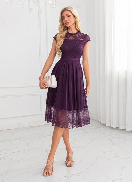Robe Chic Violette Élégante