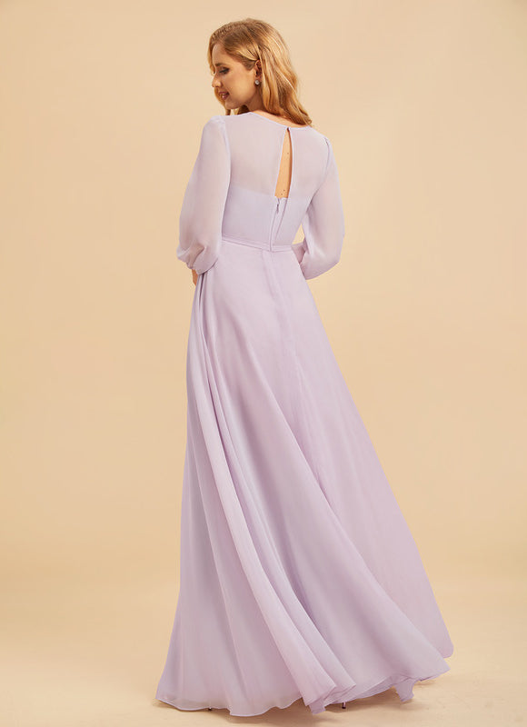 Robe Chic Lavande Flottante - gallery 4