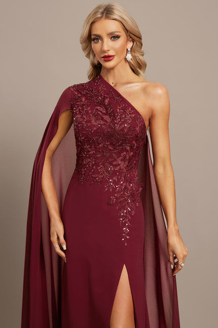 Robe Chic Rouge Mystique Élégant - gallery 1