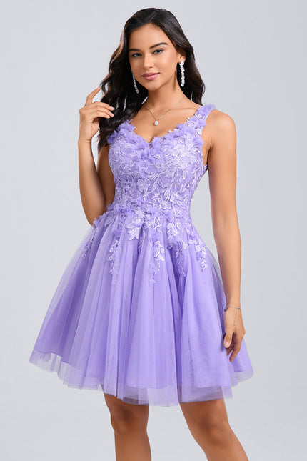 Robe Chic Tulle Lavande - gallery 1