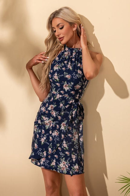 Robe Chic Marine Fleurie - gallery 5