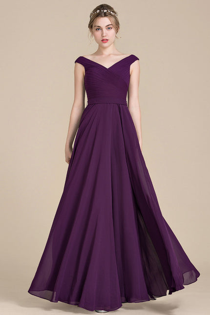 Robe Chic Éventail Violet