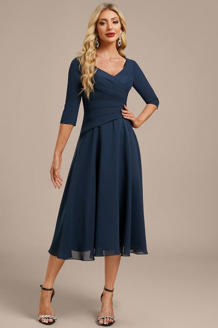 Robe Chic Chiffon Marine - gallery 4