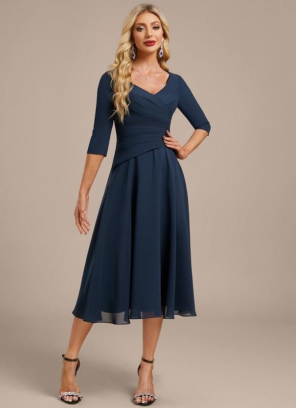 Robe Chic Chiffon Marine - gallery 4