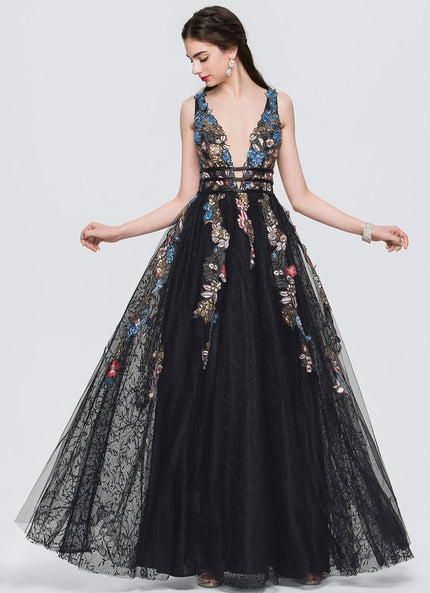 Robe Chic Gala Brodée