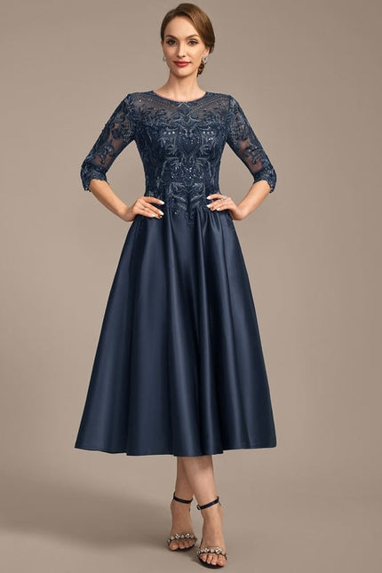 Robe Chic Satin Somptueux - gallery 3