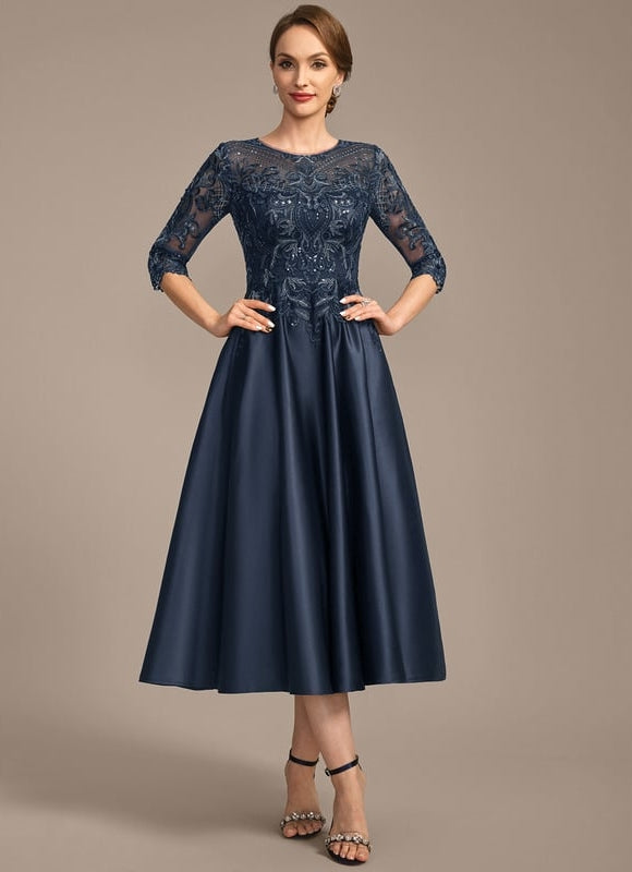 Robe Chic Satin Somptueux - gallery 3