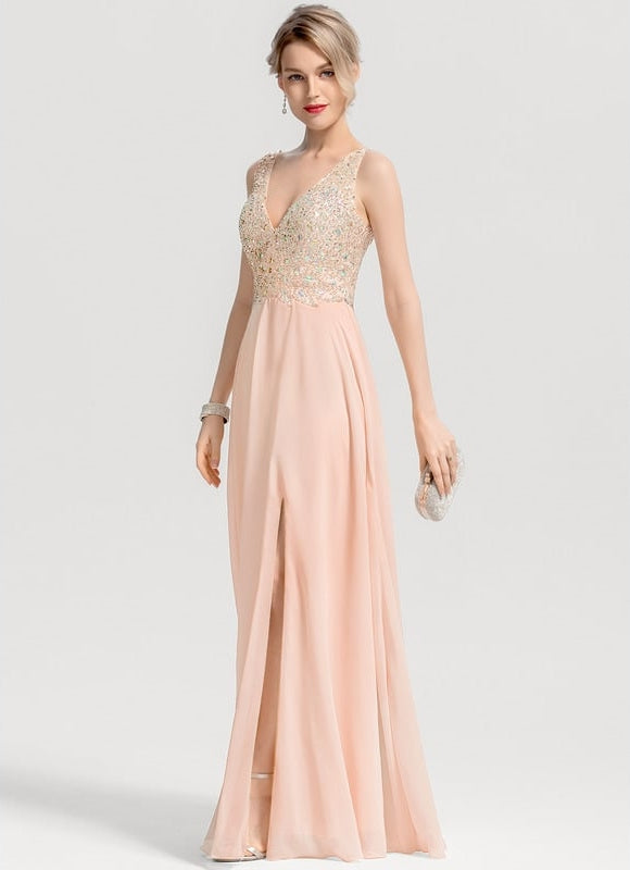 Robe Chic Éclatante Perles - gallery 4