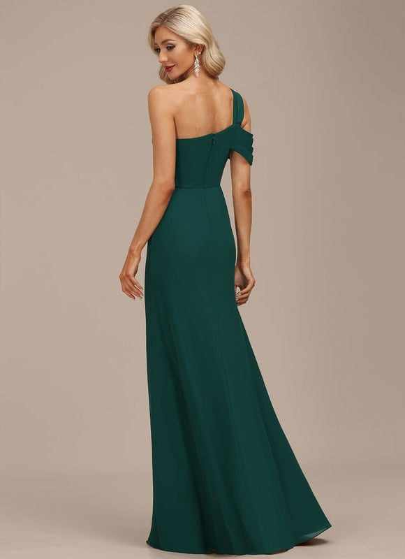 Robe Chic Noire Drapée - gallery 2