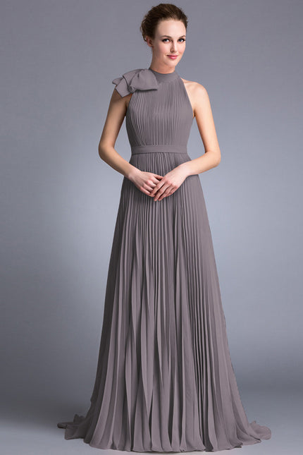Robe Chic Satiné Taupe
