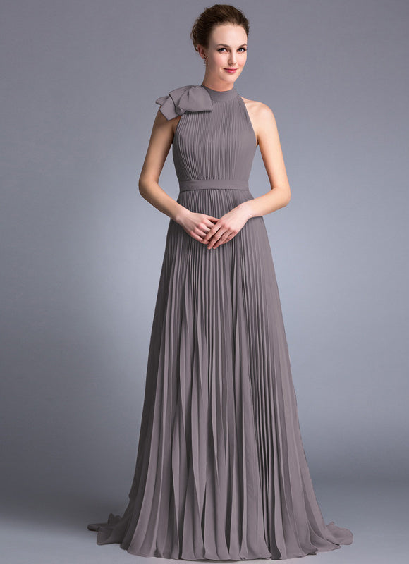 Robe Chic Satiné Taupe