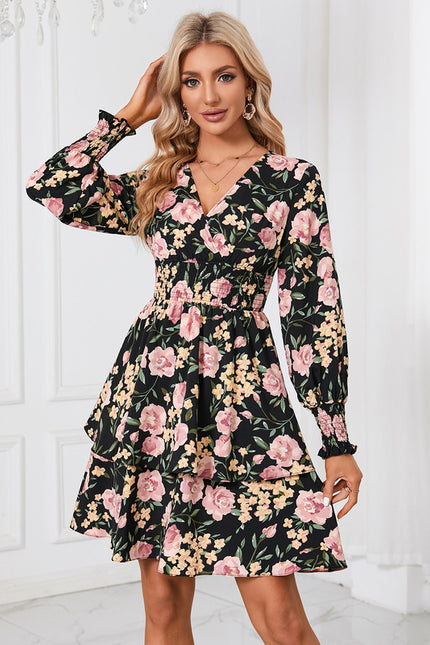 Robe Chic Fleurisson Noir - gallery 4