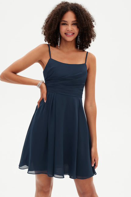 Robe Chic Mousseline Courte - gallery 4