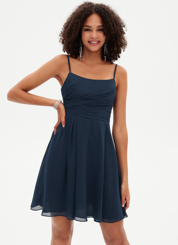Robe Chic Mousseline Courte - gallery 4
