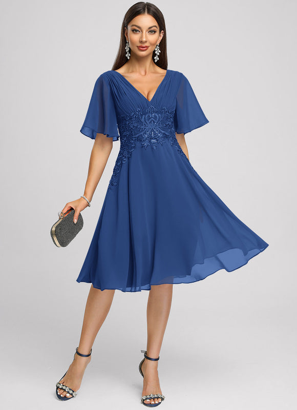 Robe Chic Aérienne Écarlate - gallery 2