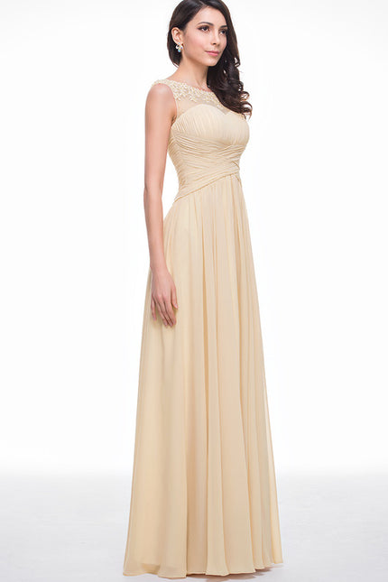 Robe Chic Jaune Pastel Élégante - gallery 5