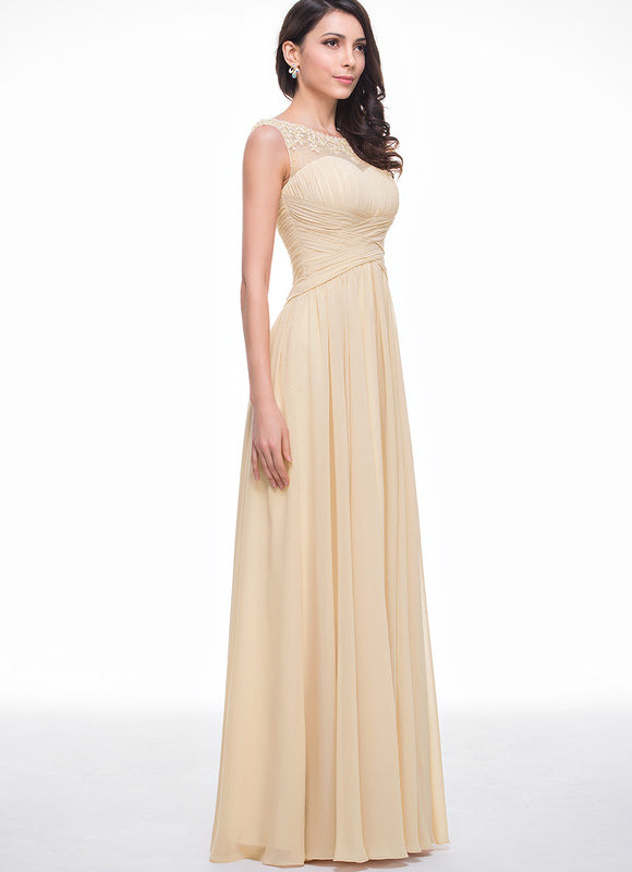 Robe Chic Jaune Pastel Élégante - gallery 5