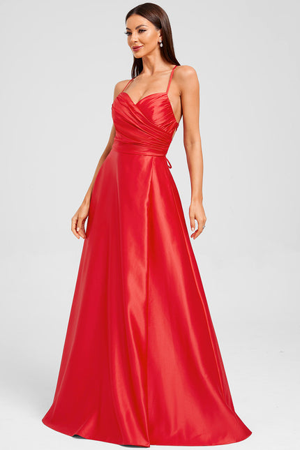 Robe Chic Éclatante Rouge - gallery 3