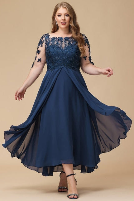 Robe Chic Élégance Ondulée - gallery 8