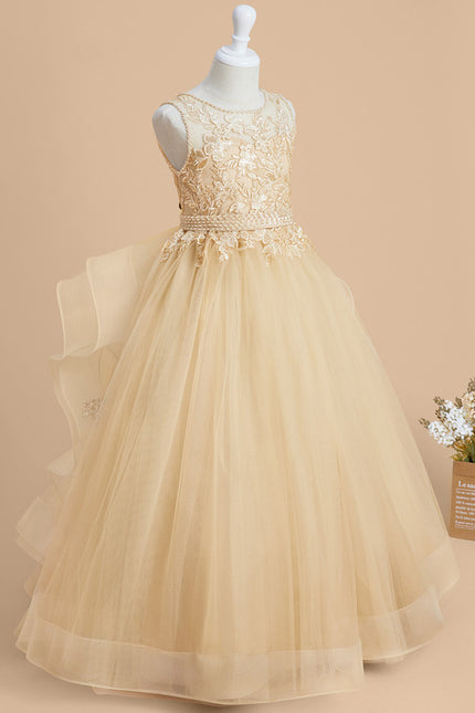 Robe Chic Dorée Tulle - gallery 5