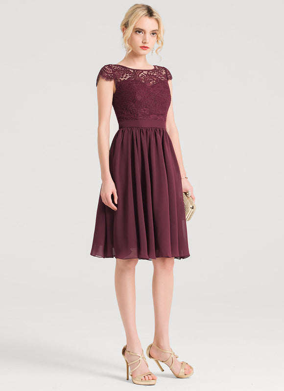 Robe Chic Chiffon Éclatante - gallery 1