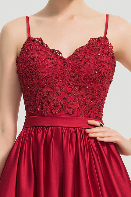 Robe Chic Satin Éclat Rubis - gallery 5
