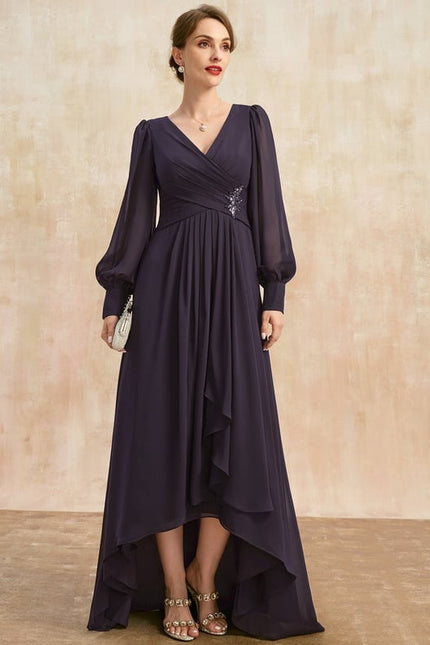 Robe Chic Asymétrique Nuit - gallery 4