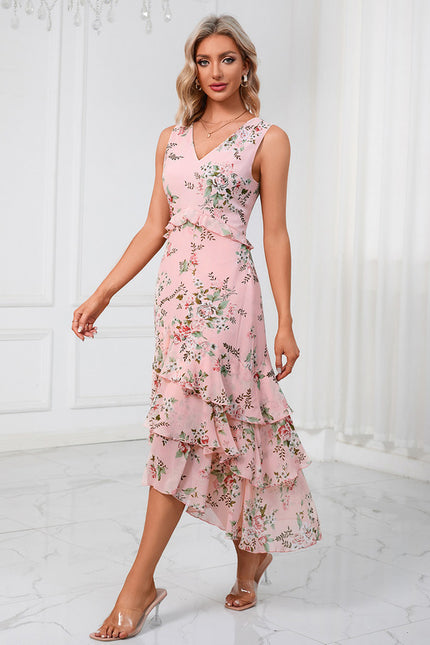 Robe Chic À Volants Florale - gallery 6