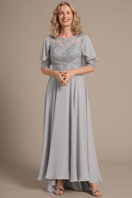 Robe Chic Grise Élégante - gallery 2