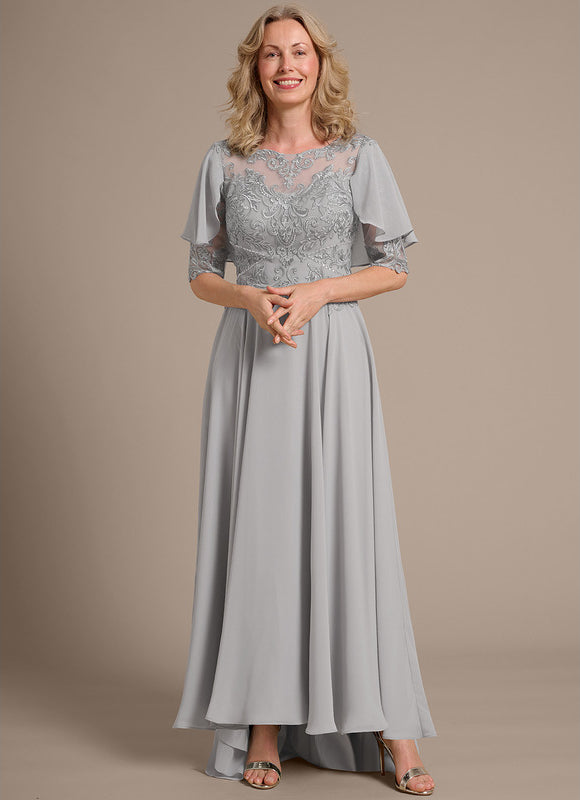 Robe Chic Grise Élégante - gallery 2