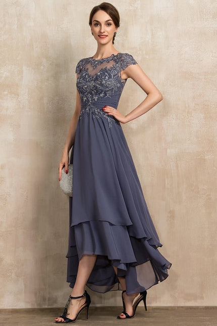 Robe Chic Grise Élégante - gallery 2