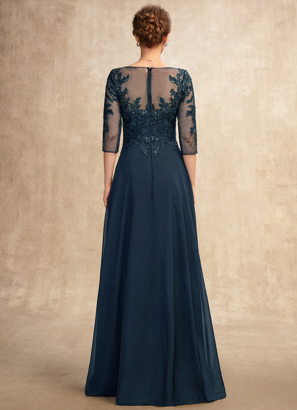Robe Chic Longue Bleu Cobalt - gallery 3