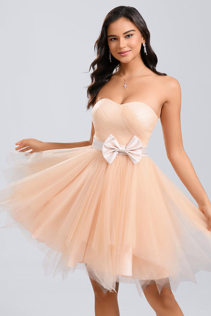 Robe Chic Tulle Pêche - gallery 3