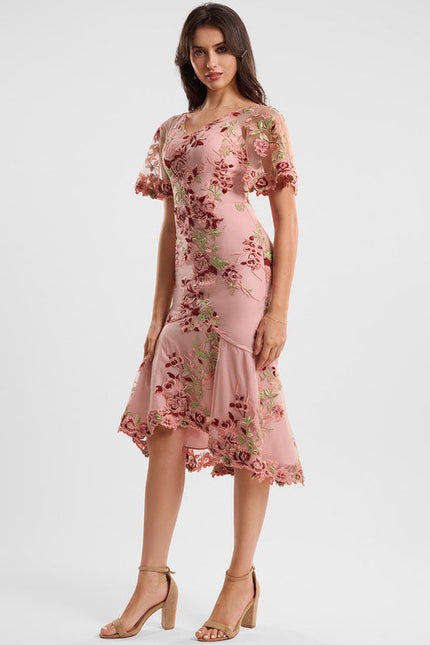 Robe Chic Évasée Brodée - gallery 1