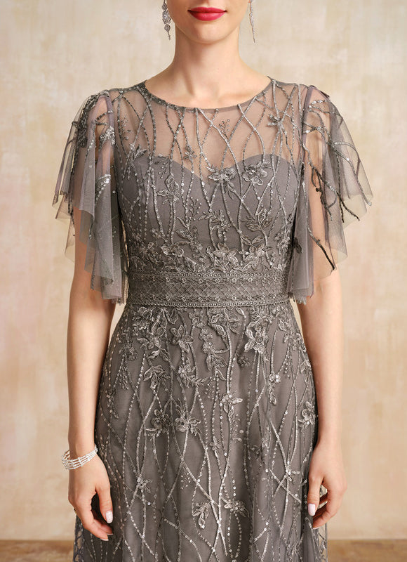 Robe Chic Grise Éthérée - gallery 6