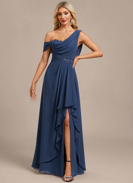 Robe Chic Drapée Asymétrique