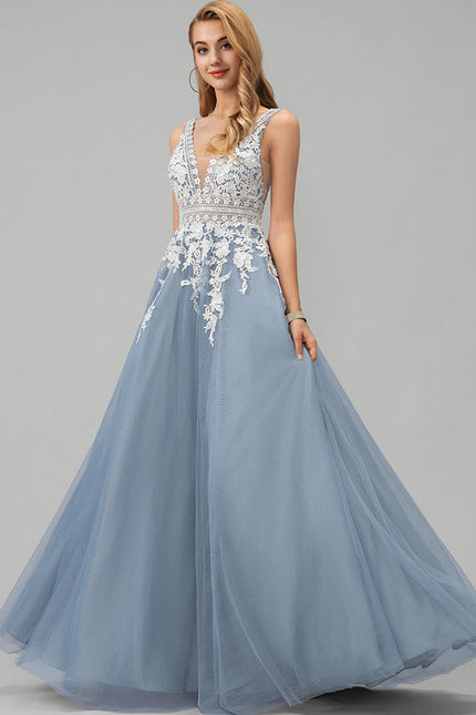 Robe Chic Glamour Tulle Longueur - gallery 1
