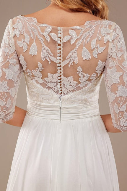 Robe Chic Vaporeuse Écrue - gallery 6