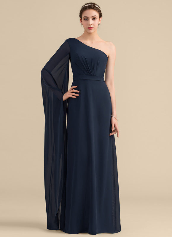 Robe Chic Asymétrique Beige - gallery 3