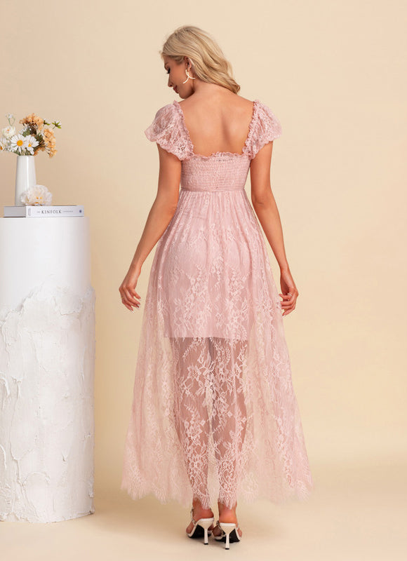 Robe Chic Maxi Rosée - gallery 1