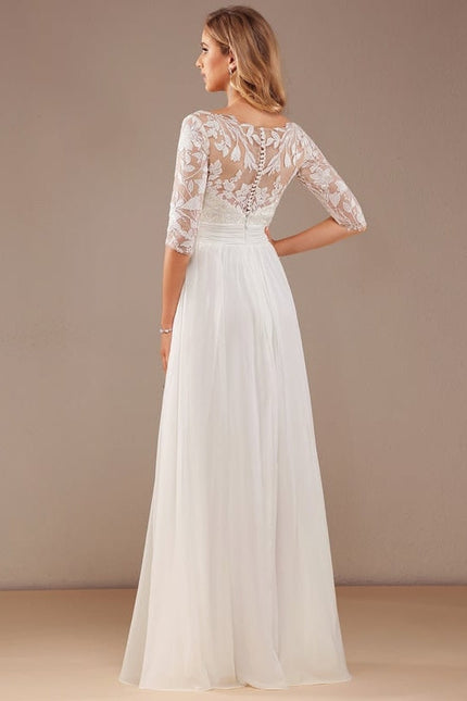 Robe Chic Vaporeuse Écrue - gallery 2